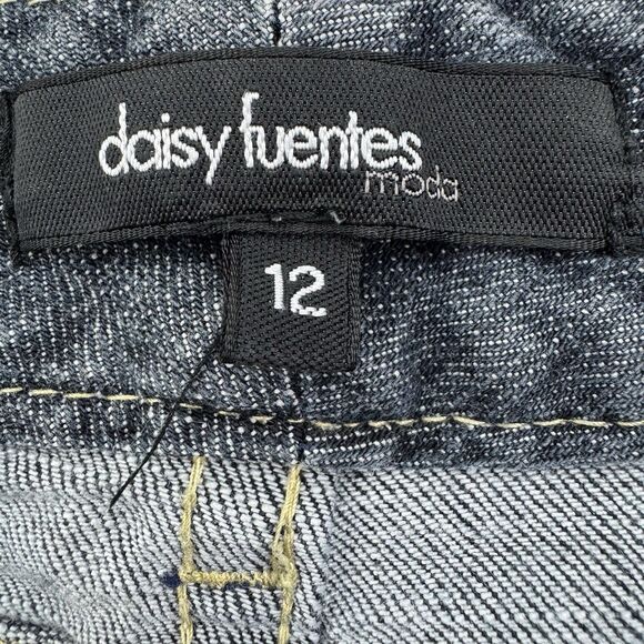 Daisy Fuentes Moda Jeans Women’s Sz 12 Bootcut Low Rise Denim Blue Y2K Style - Picture 5 of 12
